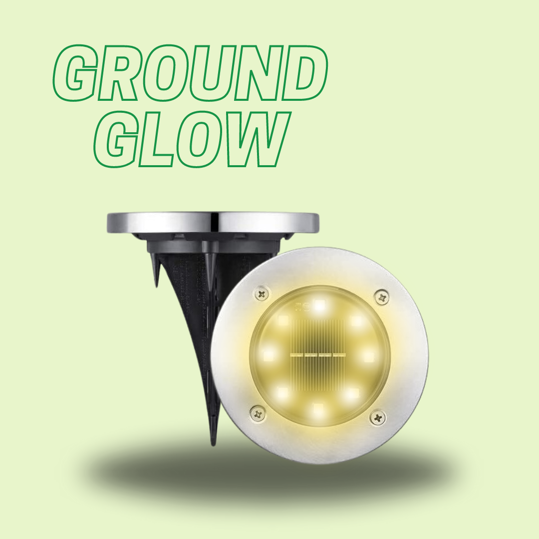Ground Glow - Solar powered LED ground Lights