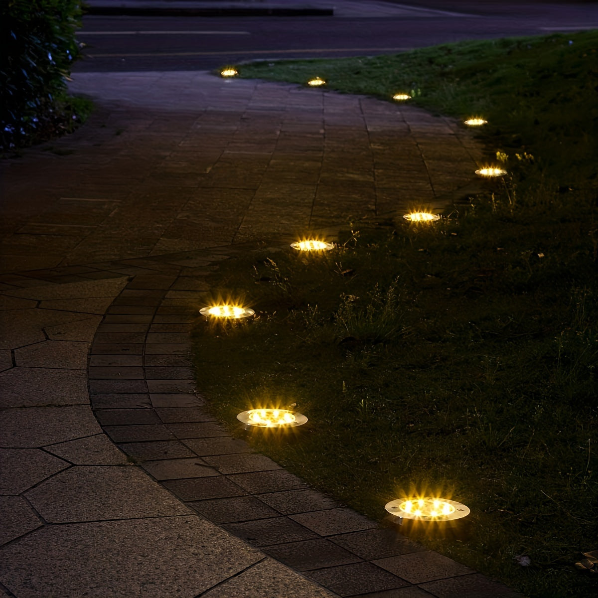 Ground Glow - Solar powered LED ground Lights
